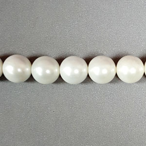SHELL PEARL #601 16MM WHITE